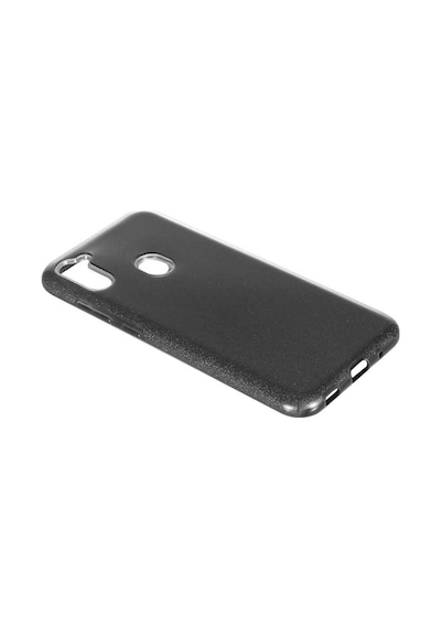 Samsung Galaxy Uyumlu M11 Kılıf Zore Shining Silikon-Kırmızı