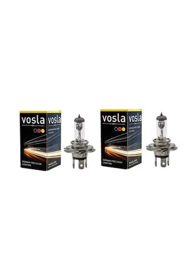 Vosla 2 Adet 12v H4 60/55w P43t Halojen Standart Renk Ampul
