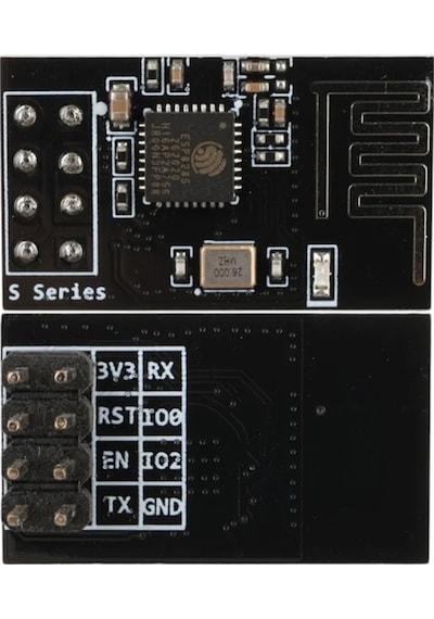Esp-01s Esp8285 Wifi Seri Haberleşme Modülü Kablosuz Veri Aktarım Kartı