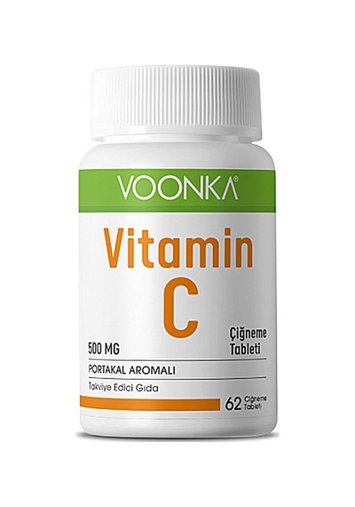 Voonka Vitamin-c Portakal Aromalı Takviye Edici Gıda 60 Tablet Sku: Zeusstkb498990a2f
