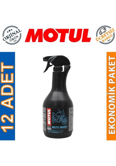 Motul E2 Moto Wash 1 Lt Motosiklet Temizleme Köpüğü 12 Adet