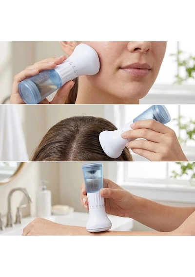 140 İğneli Serum Hazneli Dermaroller 0-3 Mm Ayarlı Dermaroller Mikro İğneli Saç, Cilt Ve Vücut Bak