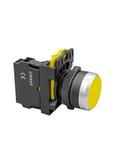Gwest A5 - 11 22mm Yaylı Buton 1no Sarı 10 Adet