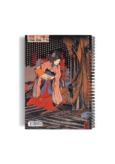 Utagawa Kuniyoshi/takiyasha And The Skeleton Spectre,1844 Spiralli Defter 08 A5 Çizgisiz 100 Sayfa