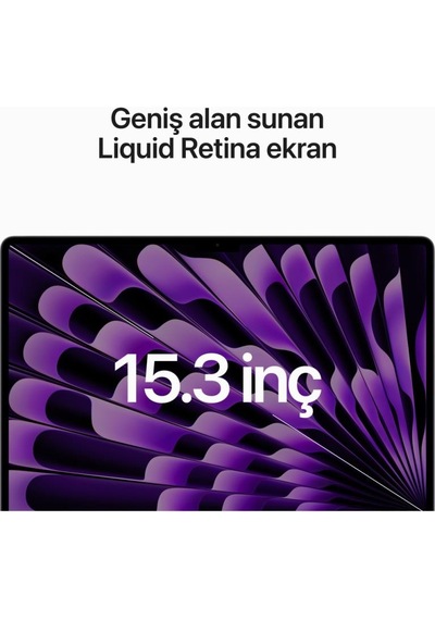 Apple MQKP3TU/A MacBook Air M2 8 GB 256 GB SSD 15.6" Dizüstü Bilgisayar(Outlet)
