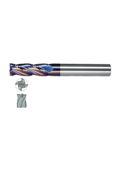 Fett 8mm Mastercut Standart Sert Metal Tıaln 4 Ağızlı Karbür Parmak Frezesi