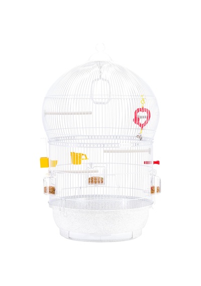 Ferplast Bali Kuş Kafesi, Beyaz, White