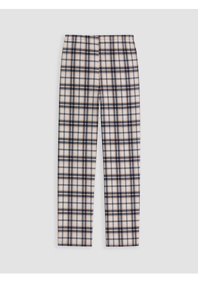 LC Waikiki Lc Waıkıkı Kahverengi Ekose Desenli Erkek Pijama Alt
