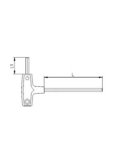 İzeltaş 8 Mm T Tipi Allen Anahtar N11.15084