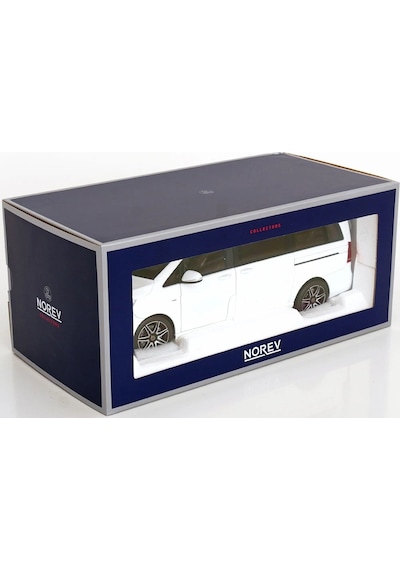 1:18 Ölçek Norev 2018 Mercedes Benz Viano V Class Amg Line V260 Diecast Metal Minyatür Model Araba 25cm