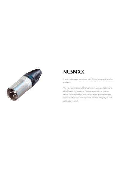 Sommer Cable Stage 22 Highflex Xlr 3-pin Neutrik Nc3mxx/xlr 3-pin Neutrik Nc3fxx Mikrofon Kablosu Cırt Cırt Bantlı Si