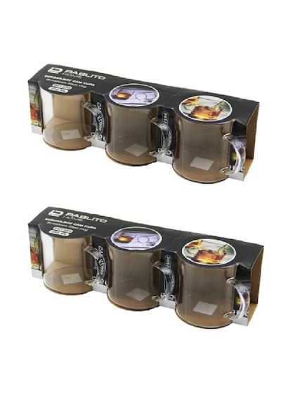 6'lı Borosilikat Kupa Nescafe,latte,filtre Kahve,süt,bitki Çayı