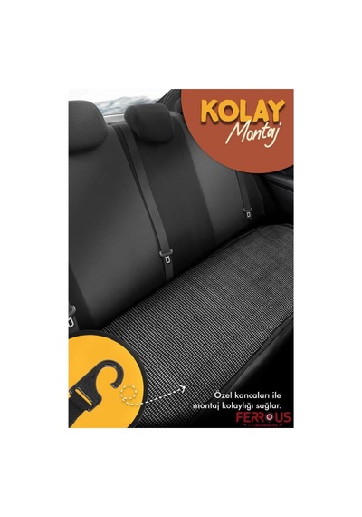 Oto Koltuk Koruyucu Kılıf Terletmez Kilim Seti 2 Ön+1 Arka 3lü Se