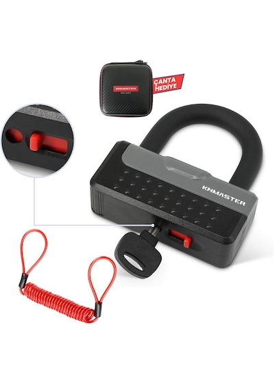 Knmaster Cl200 U Disk Kilidi Motosiklet Kilidi