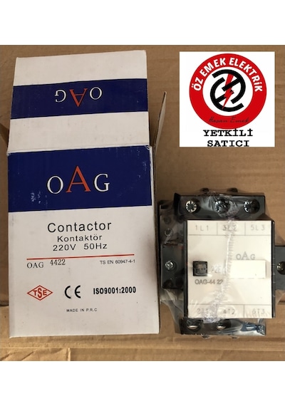 Oag Kontaktör 4422 32 Amper 15 Kw Ttf Modeli Kontaktör