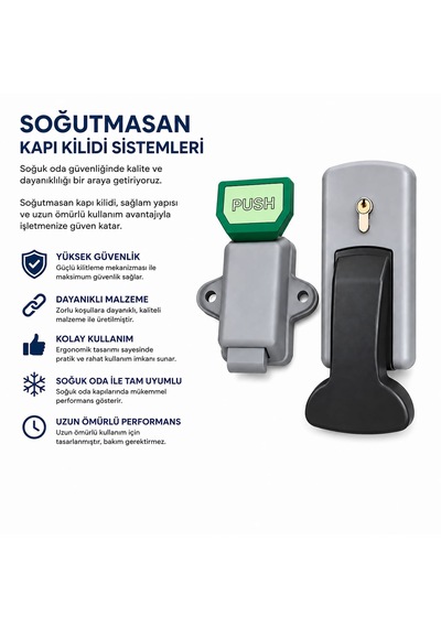 Soğuk Oda Kapı Kilidi 1 Adet