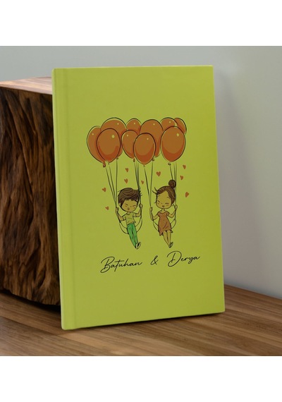 Bk Gift Sevgiliye Özel İsimli Sarı Defter Ve Cam Matara Hediye Seti-2, Sevgiliye Hediye, Sevgililer Günü, Yeni İş Hediyesi