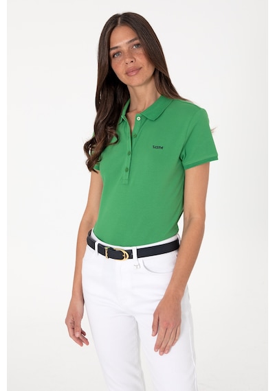 U.S. Polo Assn. Kadın Açık Yeşil Basic Polo Yaka Tişört 50305764-VR092 U.S. Polo Assn. Kadın Açık Yeşil Basic Polo Yaka Tişört 50305764-VR092