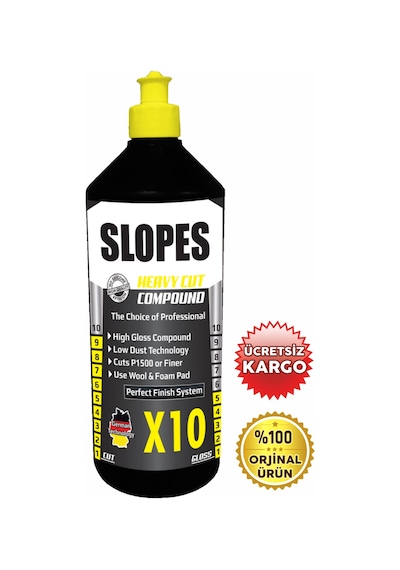 Slopes X10 Agresif Çizik  Pasta 1000 Ml