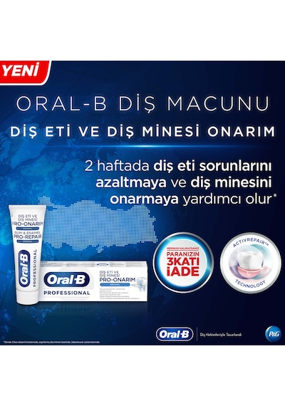 Oral-B Diş Eti ve Diş Minesi Pro-Onarım Diş Macunu 50 ML