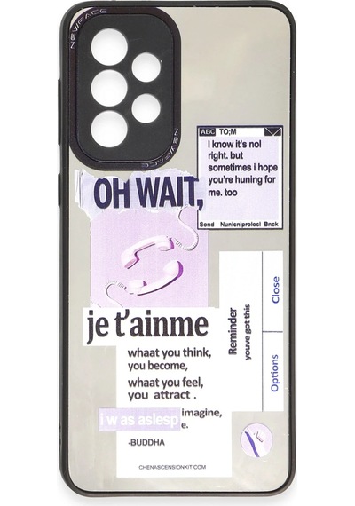 Ilkeshop Newface Samsung Galaxy Uyumlu A73 5g Kılıf Mirror Desenli Kapak - Mirror - 4