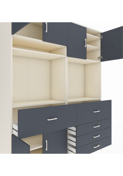 Hyperion Gardrop 7 Raflı 5 Çekmeceli 6 Kapaklı 176x44x221 Aytaşı-antrasit Antrasit Hyperion Gardrop 7 Raflı 5 Çekmeceli 6 Kapaklı 176x44x221 Aytaşı-antrasit Antrasit