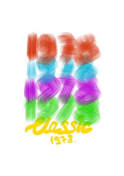 Paybuy Klasik 1978 Retro Nostalji Baskılı Erkek Tişört Siyah