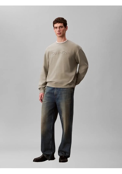 Calvin Klein Eu Sportswear Graphı, Pez, S Yeşil Erkek Sweatshirt