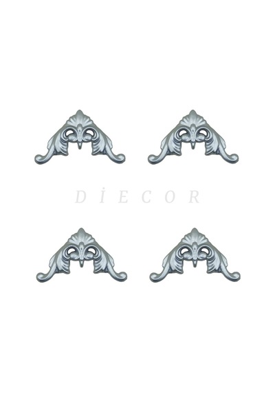 Diecor Dekoratif Polimer Mobilya, Duvar Ve Tavan Motifi Gümüş 13 X 6 Model:xa57