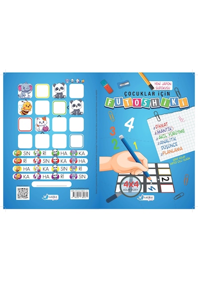 Çocuklar İçin Zeka Geliştiren & Dikkat Güçlendiren Futoshiki Kolay Seviye - Yeni Nesil Japon Sudoku 7/99 Yaş