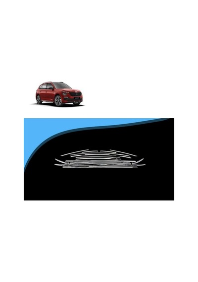 Skoda Kamiq Krom Cam Çerçevesi Tamtur 2021+ 12 Parça