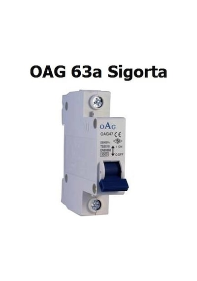 Oag 63 Amper Monofaze Otomat Sigorta