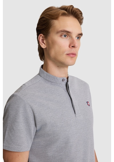 U.S. Polo Assn. U.s. Polo Assn. Erkek Gri Melanj Tişört Basic 50326980-vr086