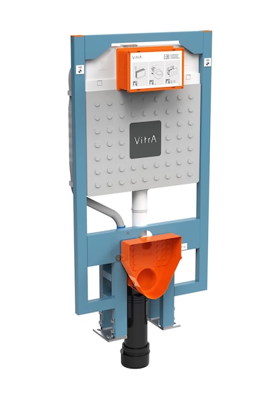VitrA V8 Gömme Rezervuar Asma Klozetler için 44626 L 768-4800-01 Çok Renkli