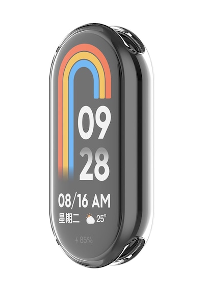 Xiaomi Mi Band 8 Mi Band 9 Şeffaf Silikon Kasa Ve Ekran Koruyucu