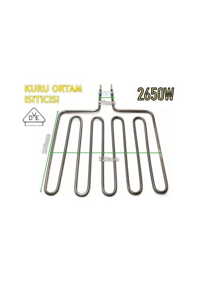 Sauna Hamam Soba Isıtıcı Rezistansı 2650w 5m