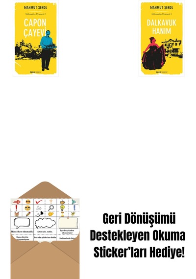Capon Çay Evi + Dalkavuk Hanım + Okuma Sticker'ları