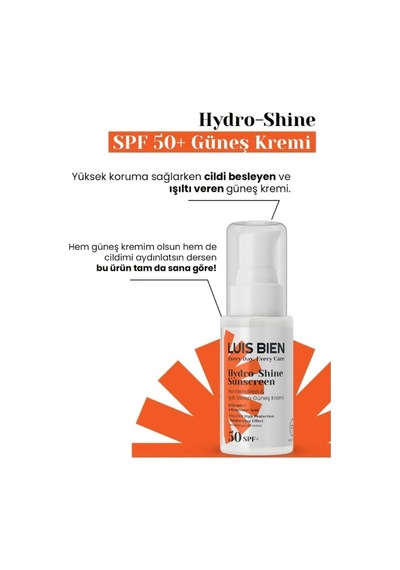 Luis Bien Nemlendiren Ve Işıltı Veren Güneş Kremi Spf50 50ml
