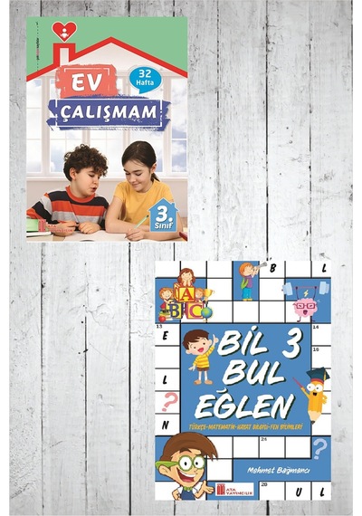 3.sınıf Ev Çalışmalarım +  Bil Bul Eğlen