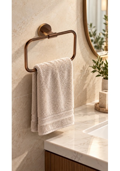 Valtemo Bıblos Brushed Bronze Halka Havluluk 20 Cm Va-8517 Bronz