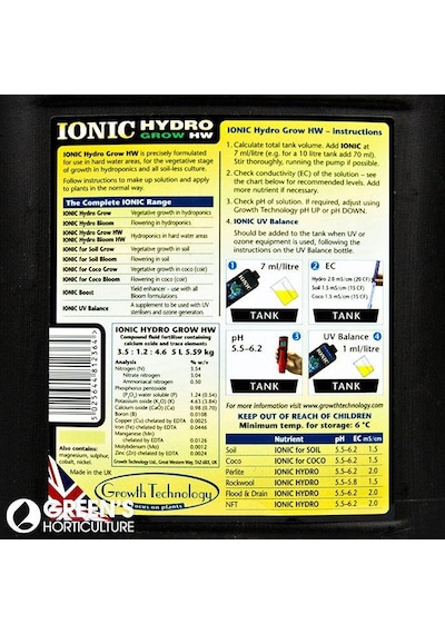 Growth Technology Ionic Hydro Bloom 1 Litre