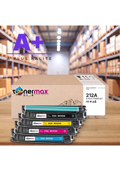 Hp 212a Cmyk Uyumlu Toner Seti A Plus / Color Laserjet Enterprise M554 / M555 / Mfp M578 / W2120a / W2121a / W2122a / W2123a