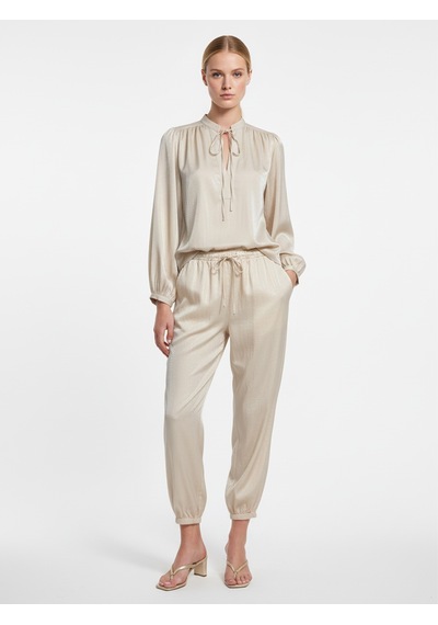Xint Bej Formunu Koruyan Oversize Pantolon 201326