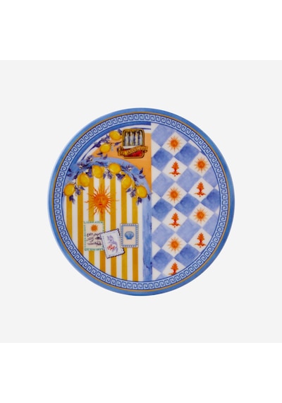 Mavi Melamin Bardak Altlığı 9,5 Cm