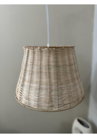 Rattan Bambu Sarkıt Avize Bambu