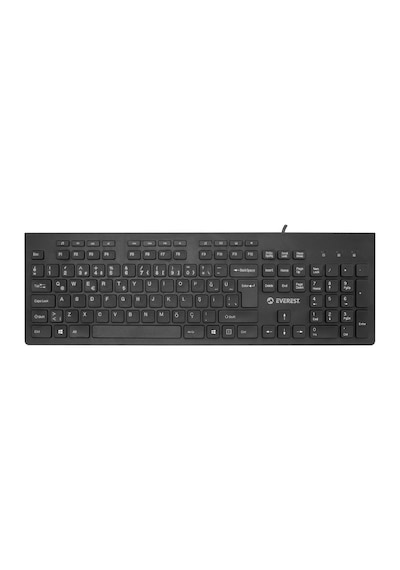 Everest DLK-180 Siyah USB Q Multimedia Klavye