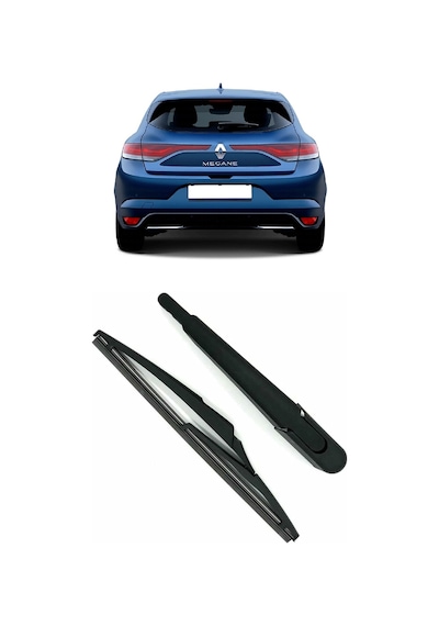Renault Megane 4 Iv Hb Makyajlı 2020-2022 Uyumlu Arka Cam Silecek Kolu Ve Süpürgesi Takım 287811574r