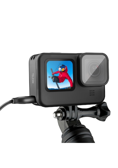 Ayex Telesin Gp-clc-901 Şarj Portlu Batarya Kapağı - Gopro Uyumlu
