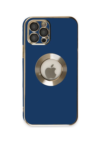 Apple iPhone  Uyumlu,  12 Pro Kılıf Store Silikon - Mavi