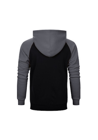 Nirvana Kurt Cobain Guitar Angel Gri Renk Reglan Kol Kapşonlu Sweatshirt Gri